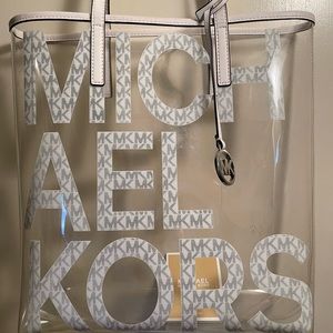 Clear Michael Kors clear Tote